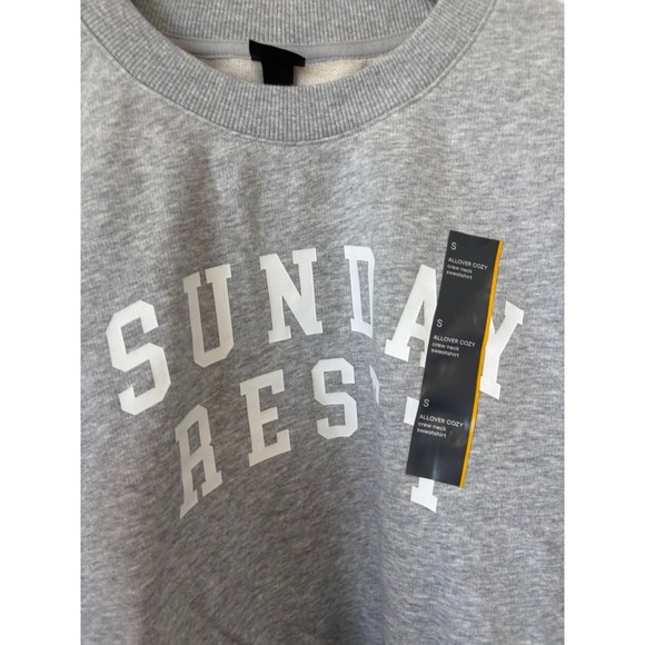 All in Motion Grey "Sunday Best" Cozy Crewneck Sweatshirt – Size Small – NWT - Picture 3 of 5